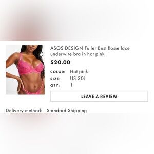 ASOS Design Fuller Bust Bra